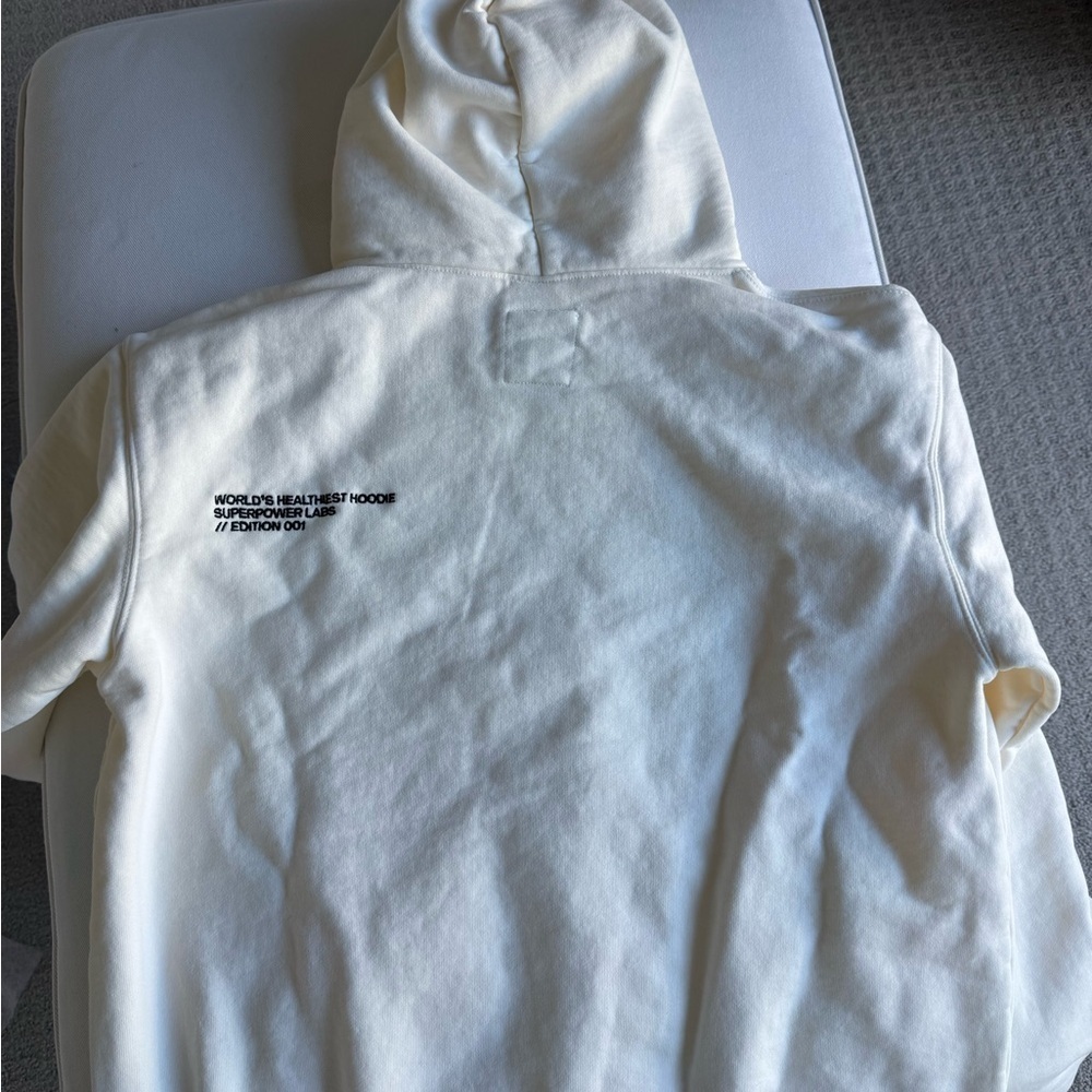 Superpower Cream Hoodie for Men or Women - Picture 8 of 8
